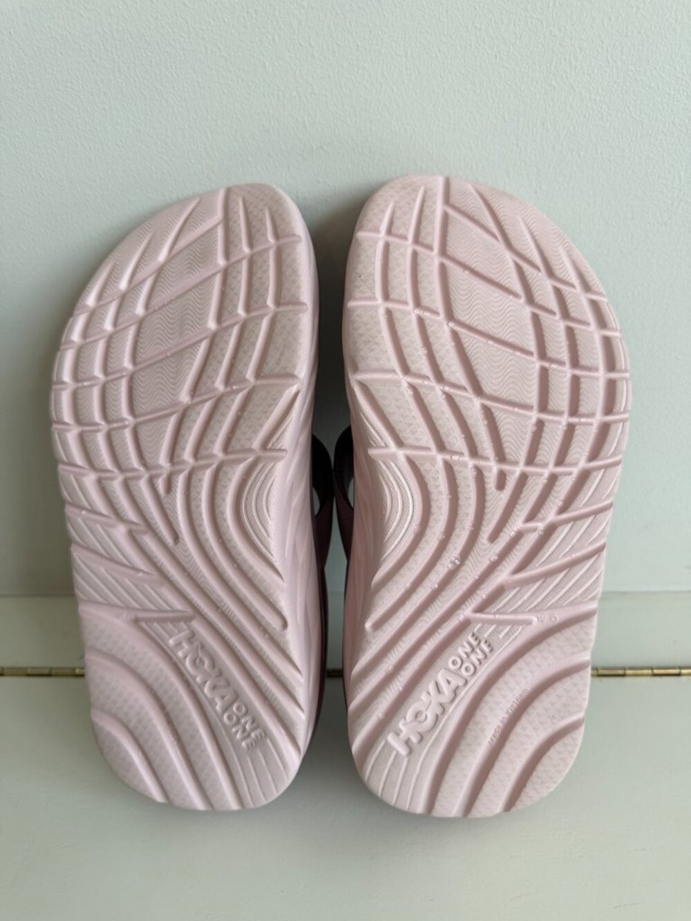 HOKA Ora Recovery Flip 3 Mauve Pink Sandals Women’s Size 6 NWOT - Picture 7 of 8